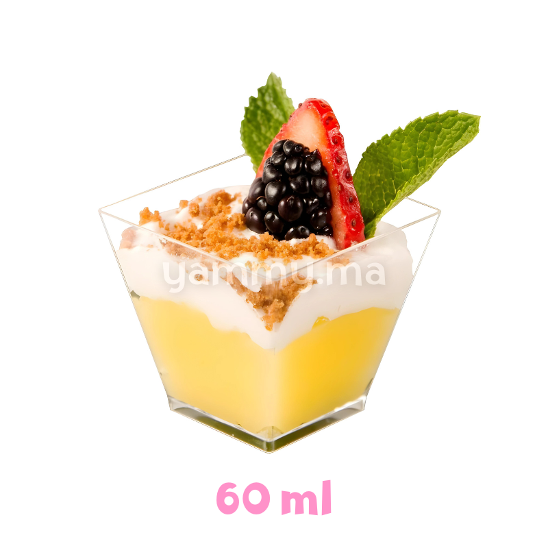 SET. 50 Verrines Pyramide 60ml GA80