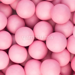 XXL Boules Chocoballs Rose Clair Mat Ø 10 mm 125 gr - Marone