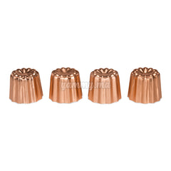 Lot de 4 Moule Cannelés Bordelais - Patisse 04010
