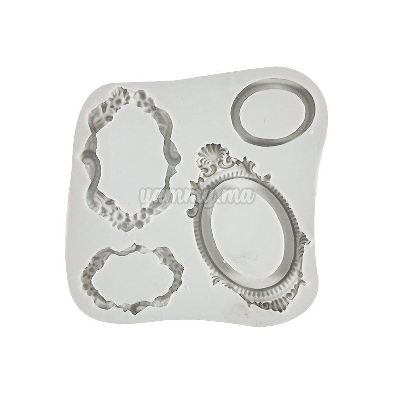 Moule Silicone 4 Cadres Vintage