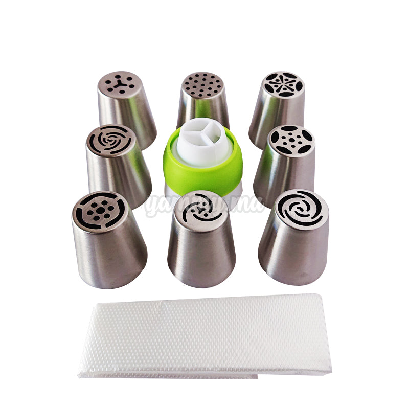 Ens. de 8 Douilles Russie + 3 Poches Jetable