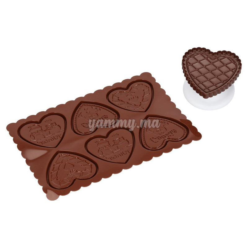 Emporte-piece Coeur + Moule Silicone