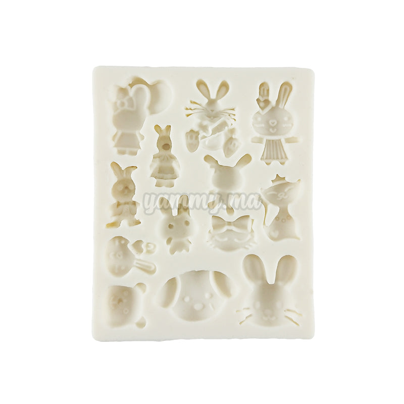 Moule Slilicone 13 Animes