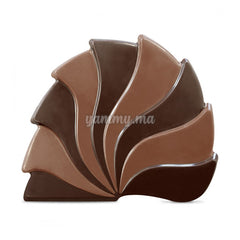 Moule Noeud de Bûche Rosace "F1509" - Déco Relief