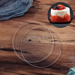 Plateau à Ganache Plexiglas Rond 17cm