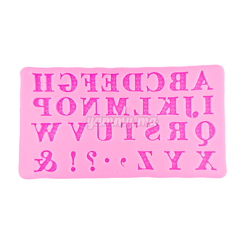Moule Silicone Lettres Alphabets