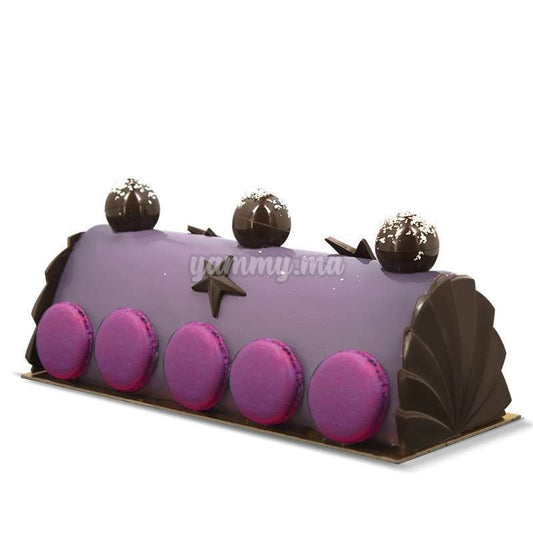 Moule à Bûche de Noël - Arche Courte "BUB41A" - Déco Relief