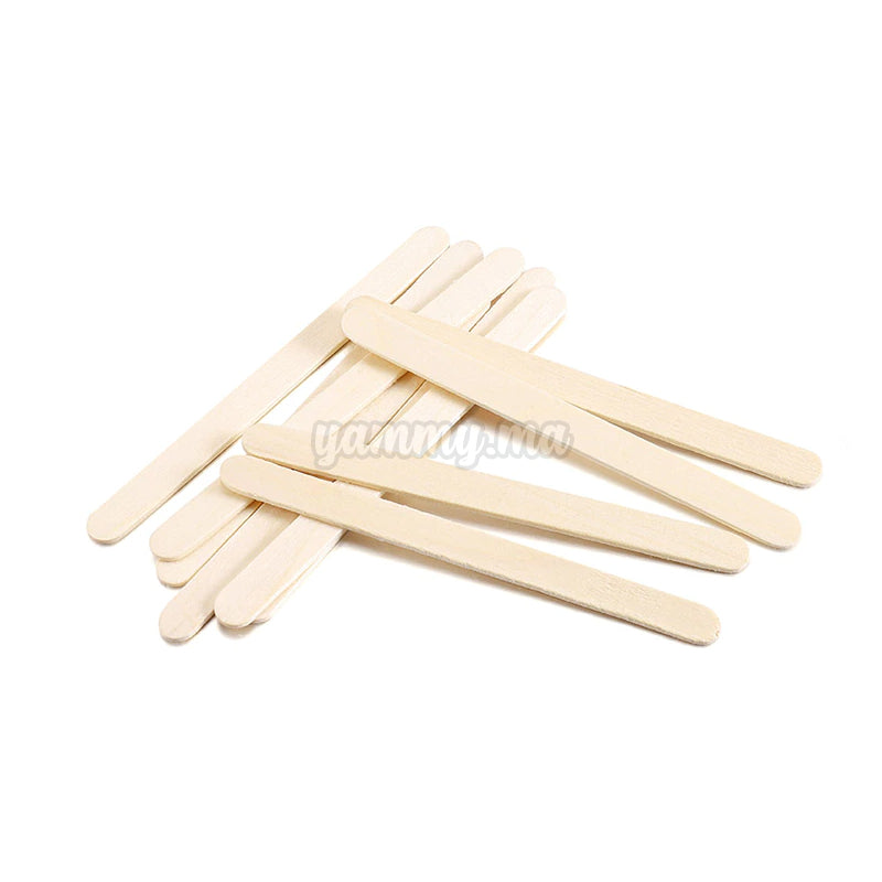 Bâtonnets à Glace en Bois 50Pcs