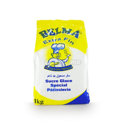 Sucre Glace Spécial Pâtissiere Extra Fine 1kg - Belma