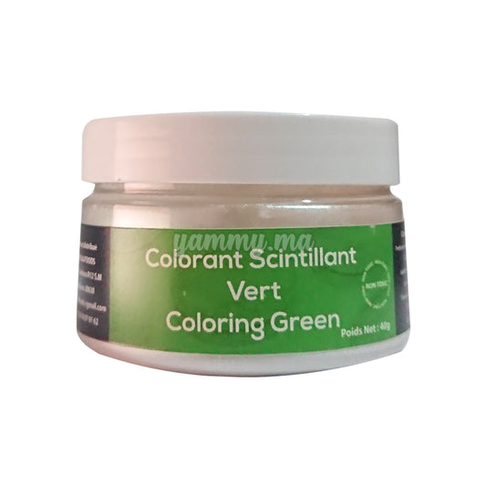 Colorant Scintillant Vert 40g