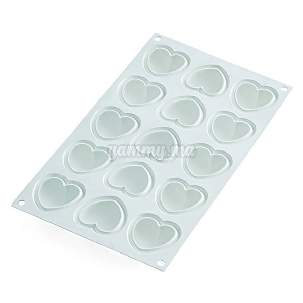 Moule Silicone Coeurs 3D "Cupido 30" - Silikomart