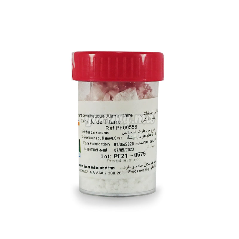 Colorant Alimentaire Dioxide de Titane 30g - Coloratine