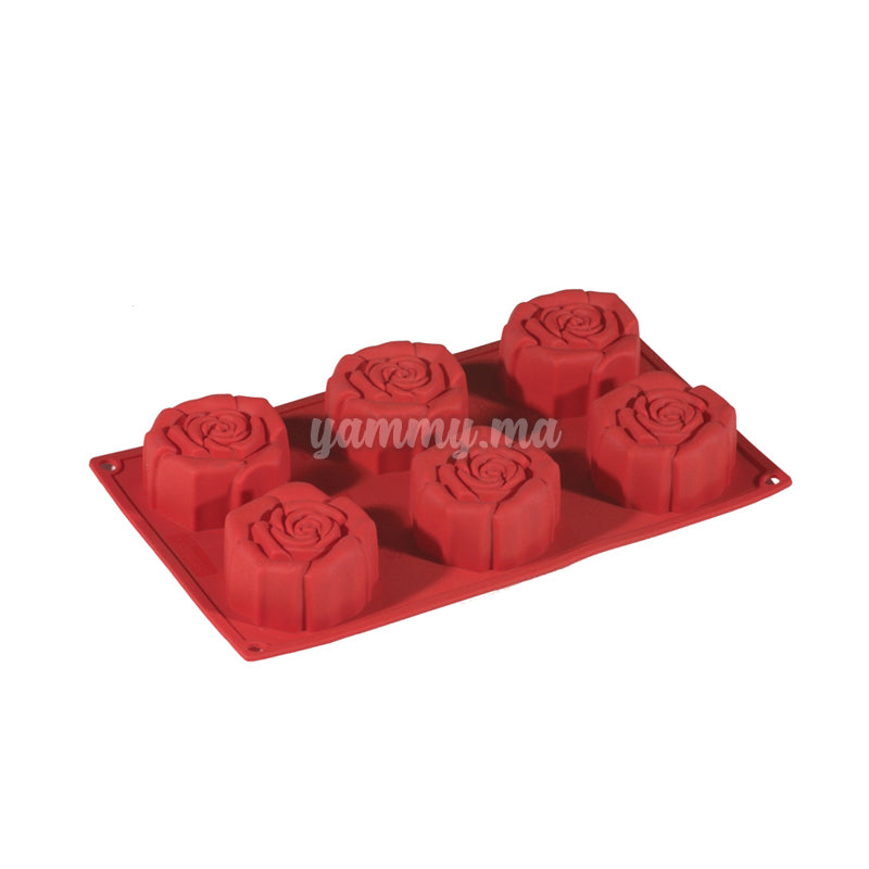 Moule Silicone Rose "FR056" - Pavoni