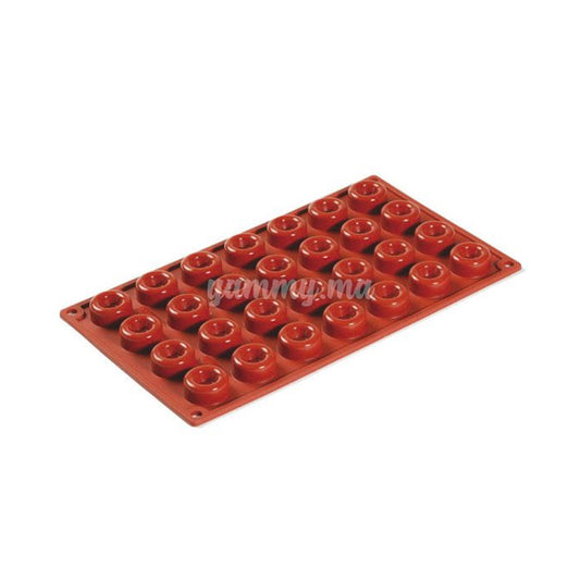 Moule Silicone Micro Savarin Rond "FR073" - Pavoni
