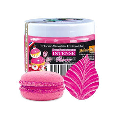 Colorant Alimentaire Hydrosoluble Intense en Poudre Rose 50gr - Déco Relief