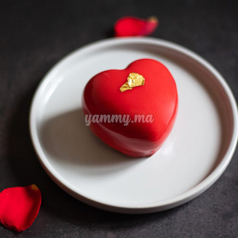 Moule Silicone 3D 8 Coeurs Bombés 100ml