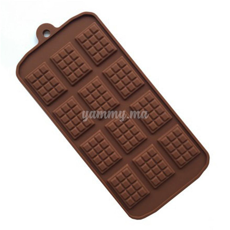 Moule Silicone Mini Tablettes de Chocolat