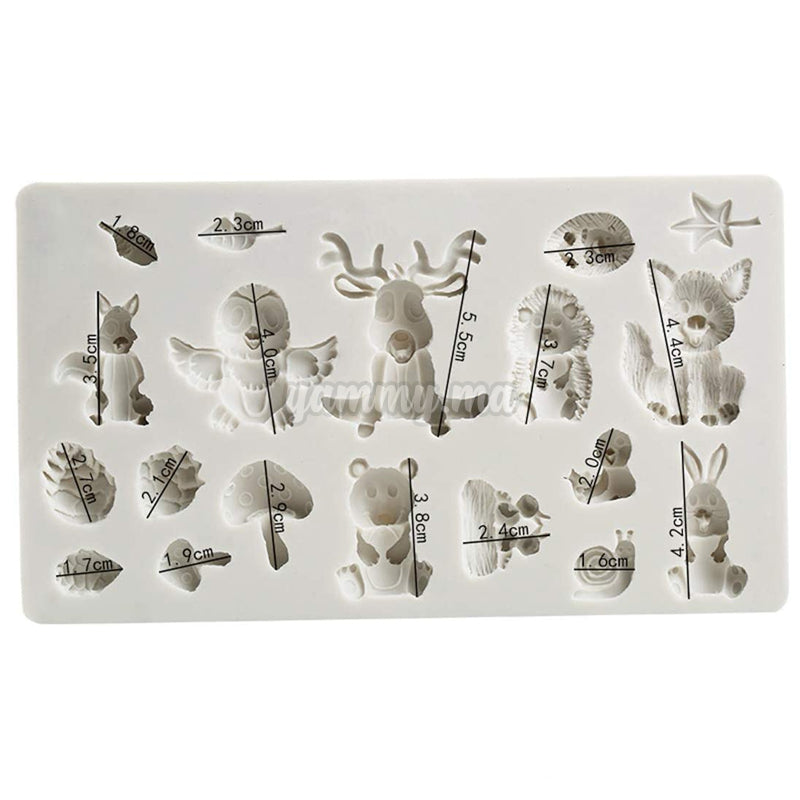 Moule Silicone Animaux pour Pâte à sucre