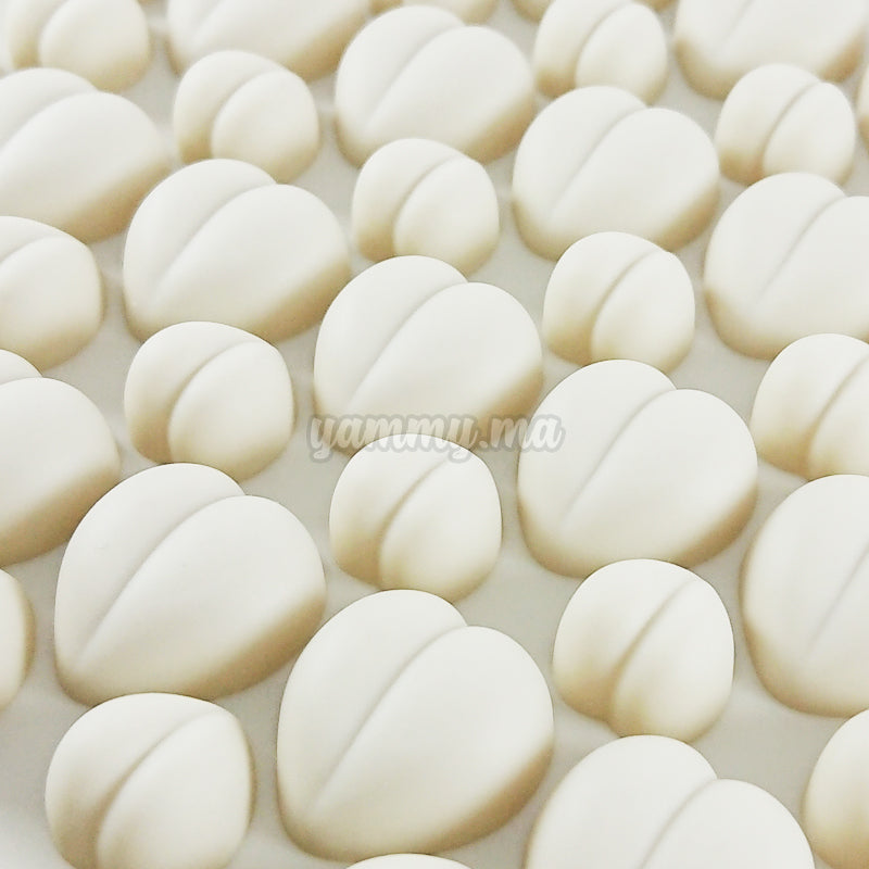 Moule Silicone 52 Mini Coeurs Bombée