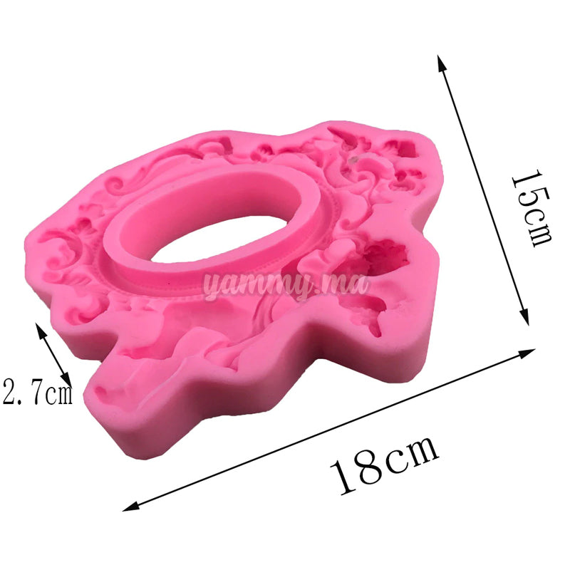 Moule Silicone Cadre pour Pâte à sucre