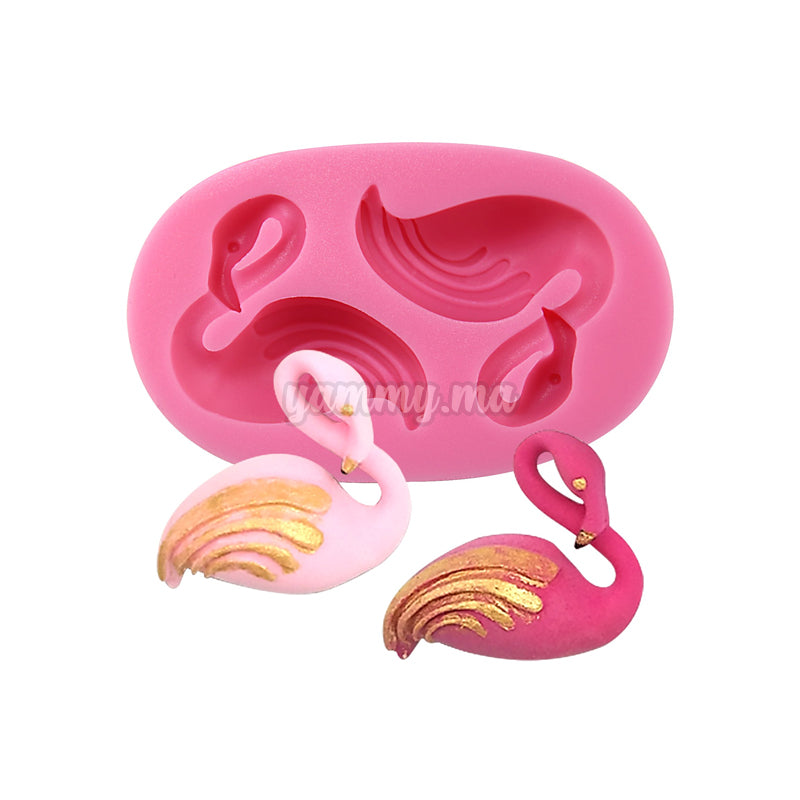 Moule Silicone Flamingo pour Pâte à sucre