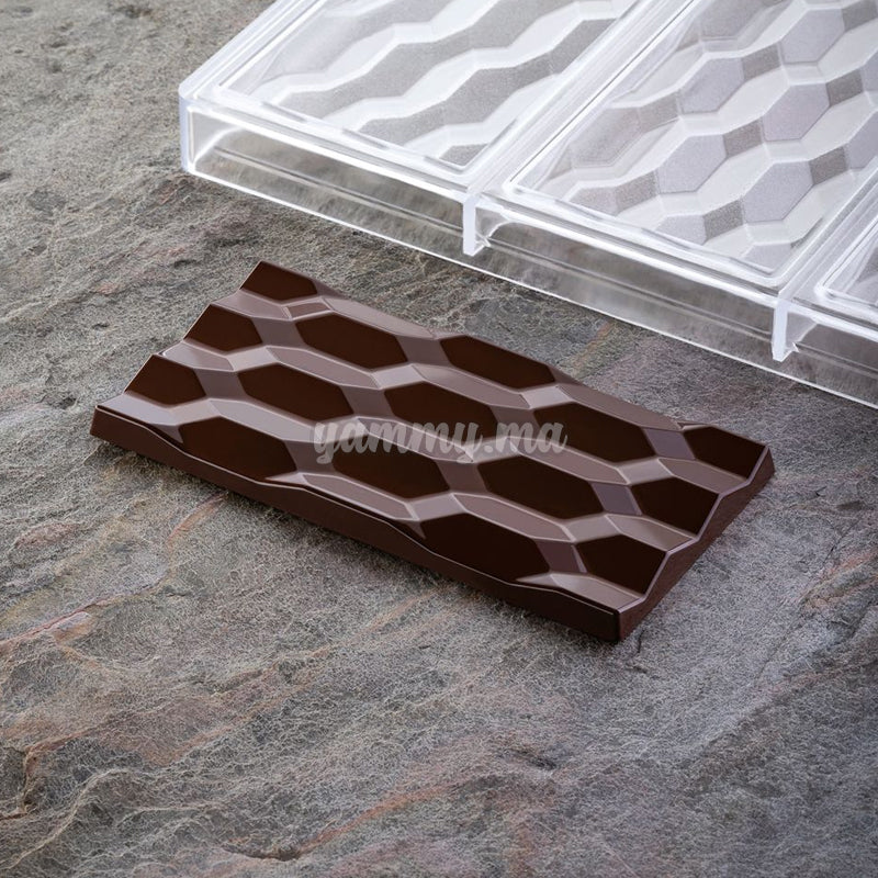 Moule Chocolat en Polycarbonate Hexa "PC5029" - Pavoni