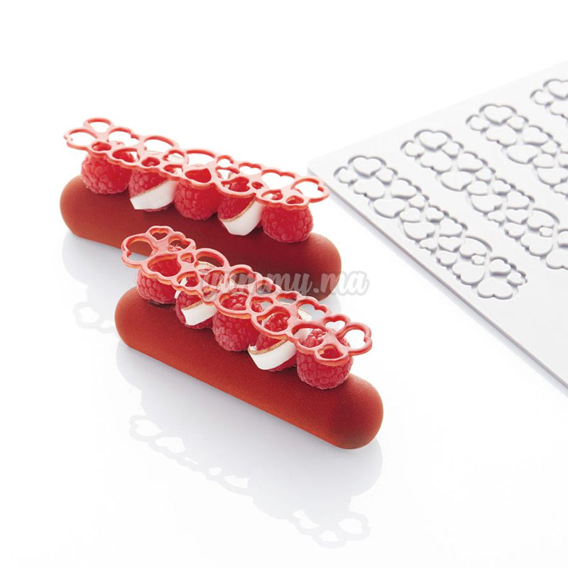 Moule Silicone Pavodecor Coeurs 3 "PR009" - Pavoni