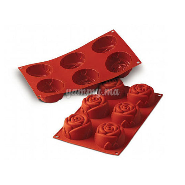 Moule Silicone Rose "SF077" - Silikomart