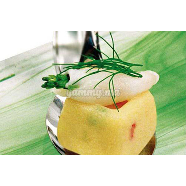 Moule Silicone Small Square Savarin "SF080" - Silikomart