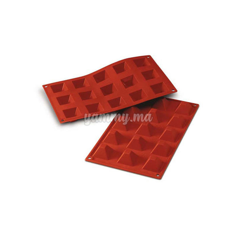 Moule Silicone 15 Pyramides "SF008" - Silikomart