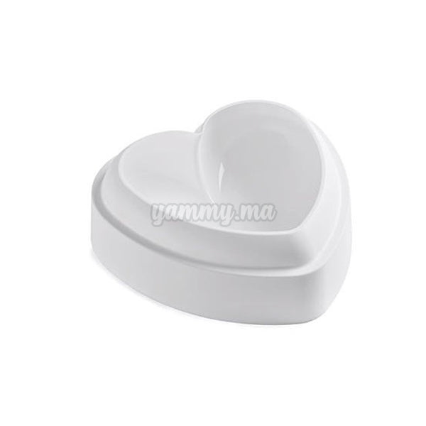 Moule Silicone Coeur 3D Ti Amo 1000 + Cutter - Silikomart