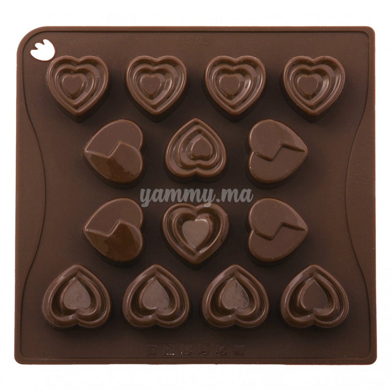 Moule Silicone Choco-ice Love "CHOCO03" - Pavoni