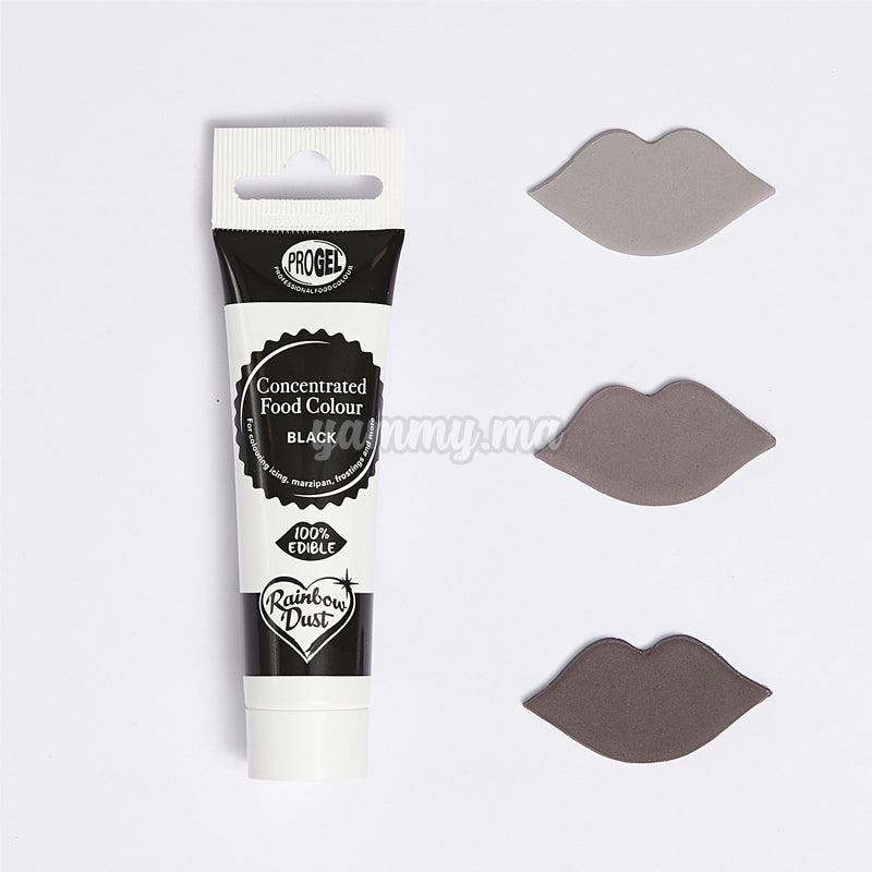 Colorant Alimentaire ProGel Noir 25g - Rainbow Dust