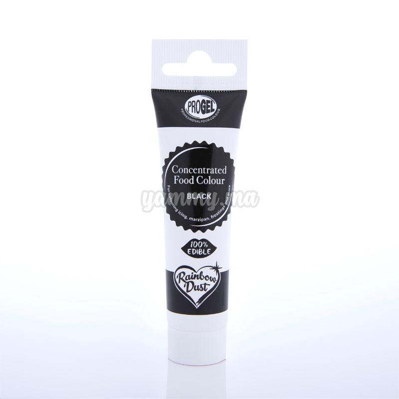 Colorant Alimentaire ProGel Noir 25g - Rainbow Dust
