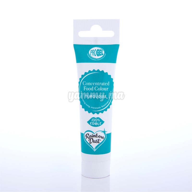 Colorant Alimentaire ProGel Turquoise 25g - Rainbow Dust