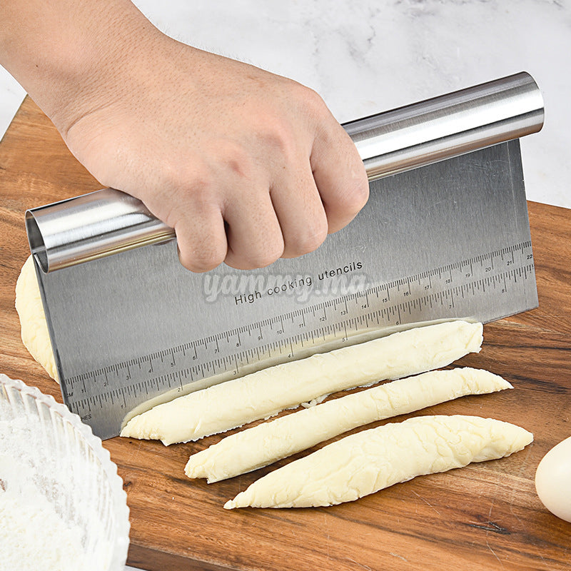 Grattoir à Patisserie XL 22 cm en Acier-inoxydable