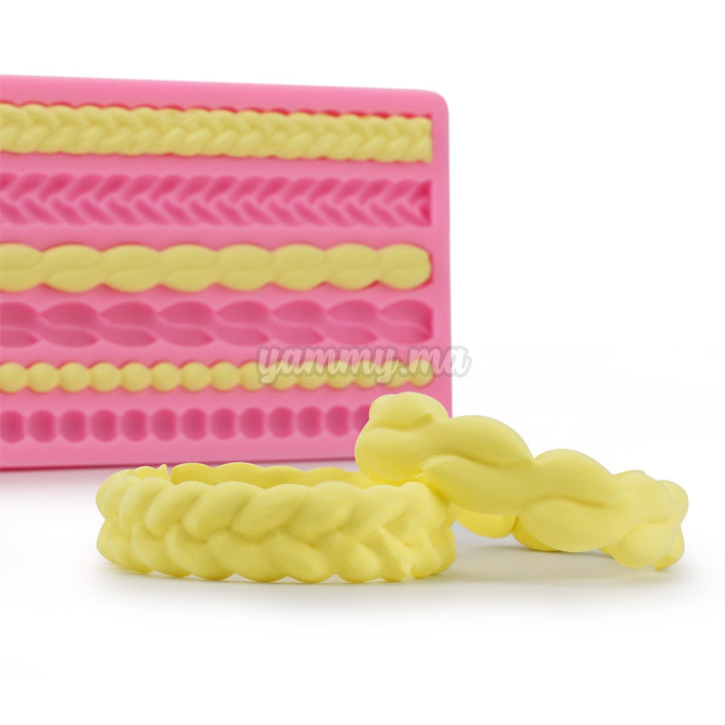 Moule Silicone 6 Bandes