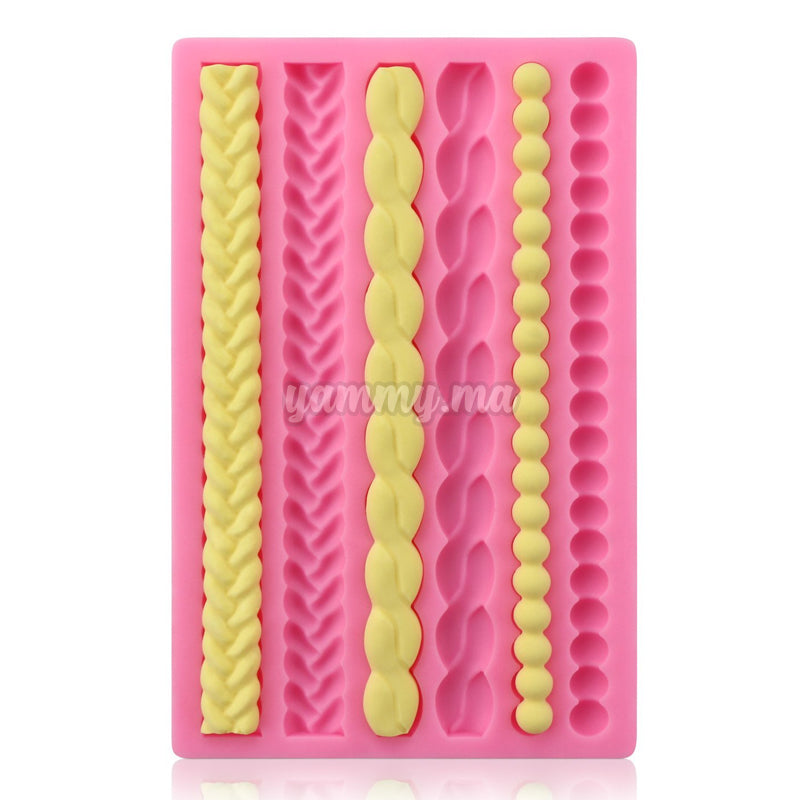 Moule Silicone 6 Bandes