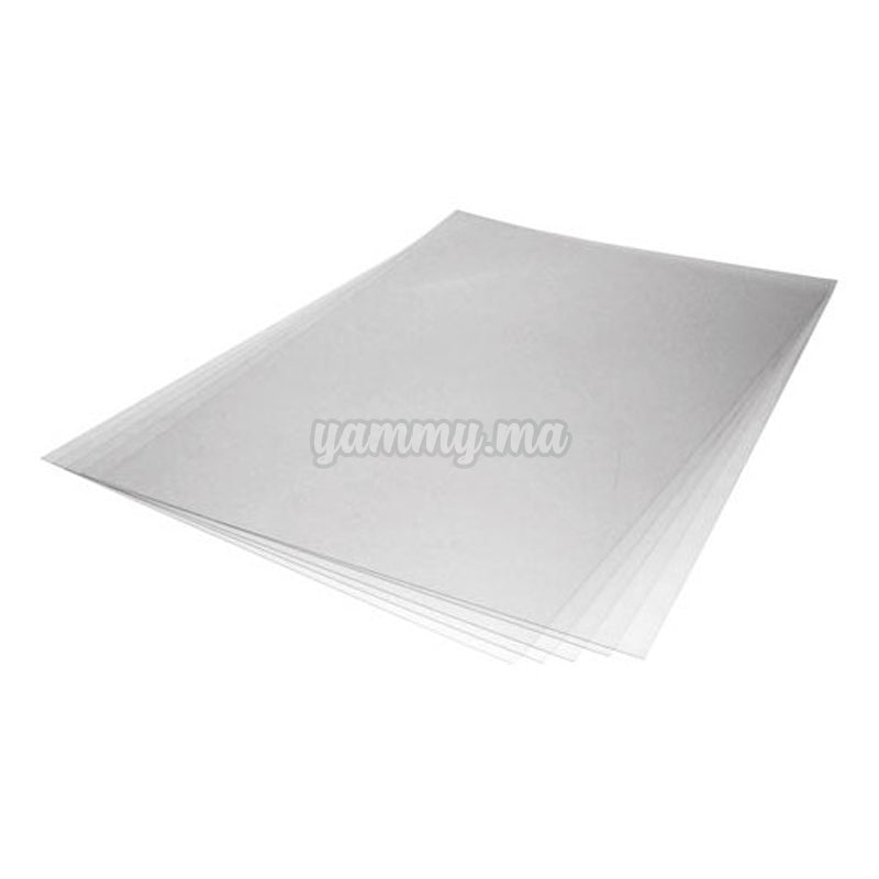 Matfer - Feuille guitare en PVC 600 x 400 mm (lot de 100 Matfer - Feuille guitare en PVC 600 x 400 mm (lot de 100