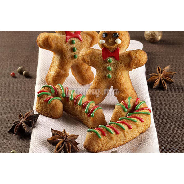 Moule Silicone Gingerbread Man "SF106" - Silikomart
