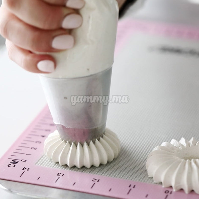 Douille inox Sultane à Religieuse "Tube01" - Silikomart