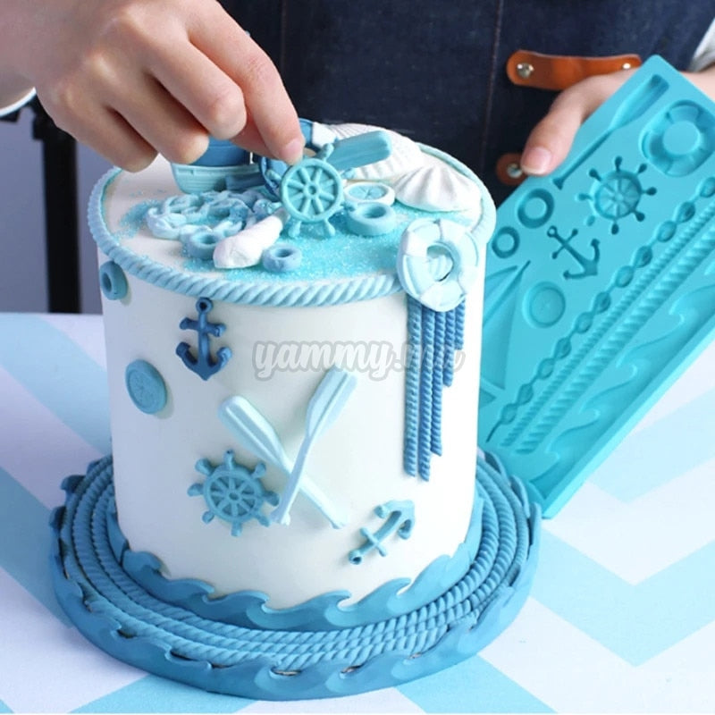 Moule Silicone Thème Marine